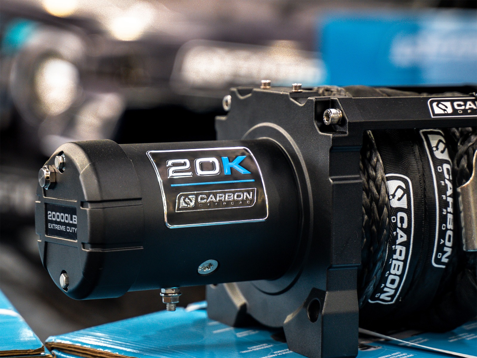 carbon tank winch in use